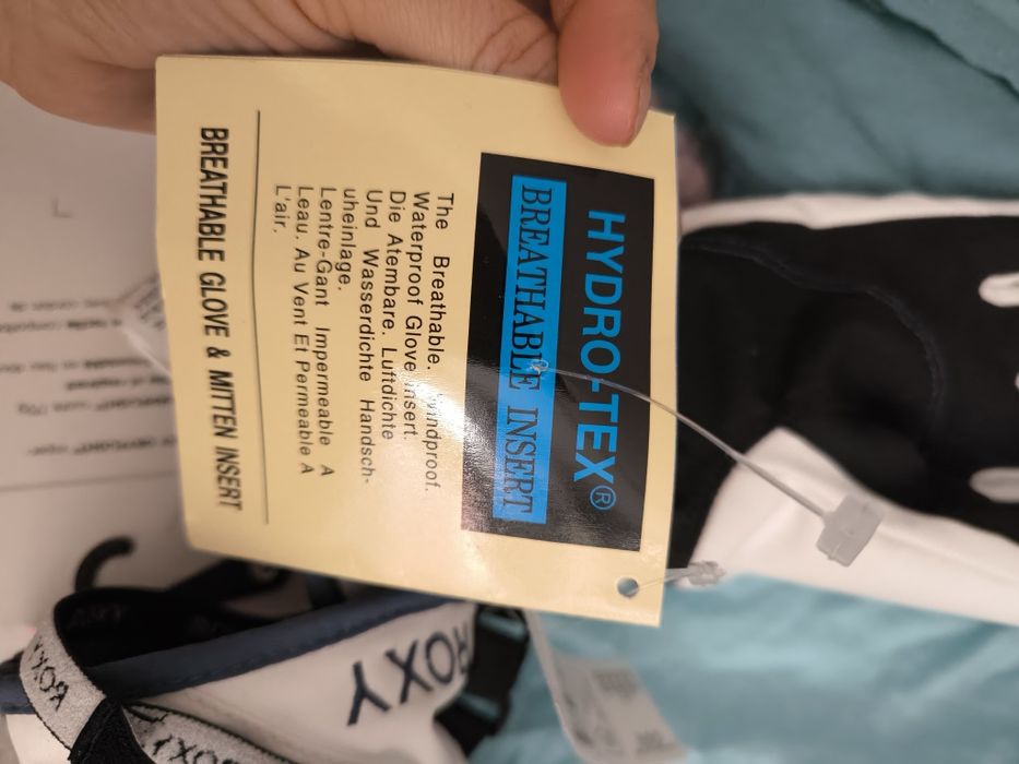 Roxy s rękawiczki nowe waterproof breathable insert hydro tex