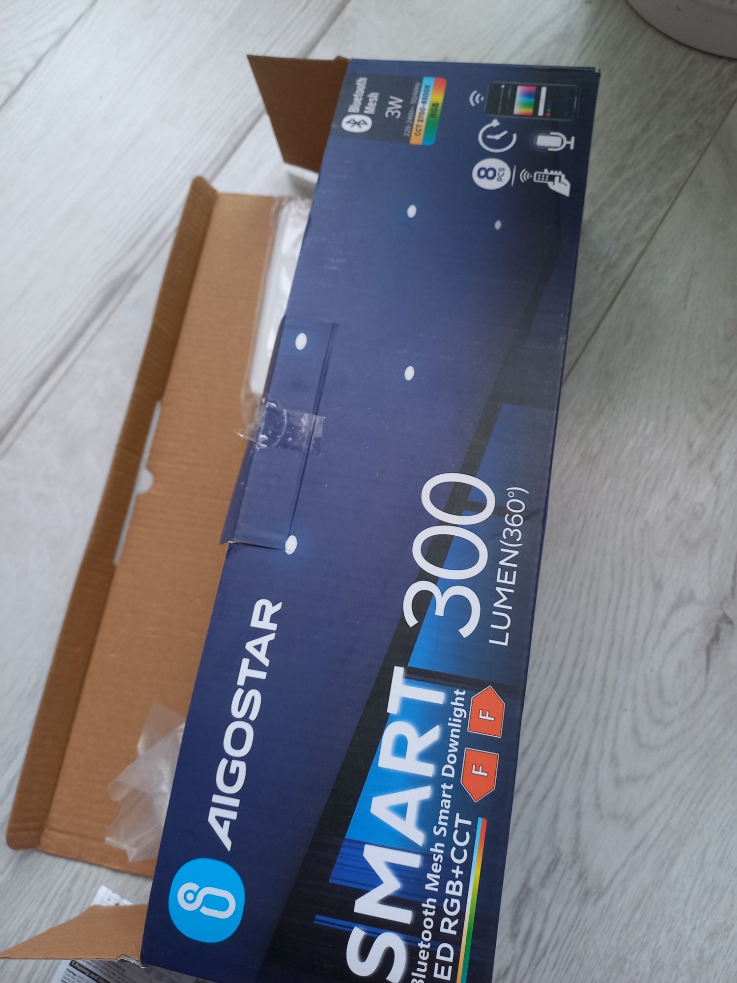 Smart oprawy wpuszczanych 8szt