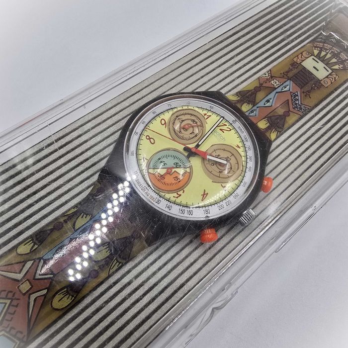 Zegarek SWATCH Chrono Oryginalne Pudełko Okazja!