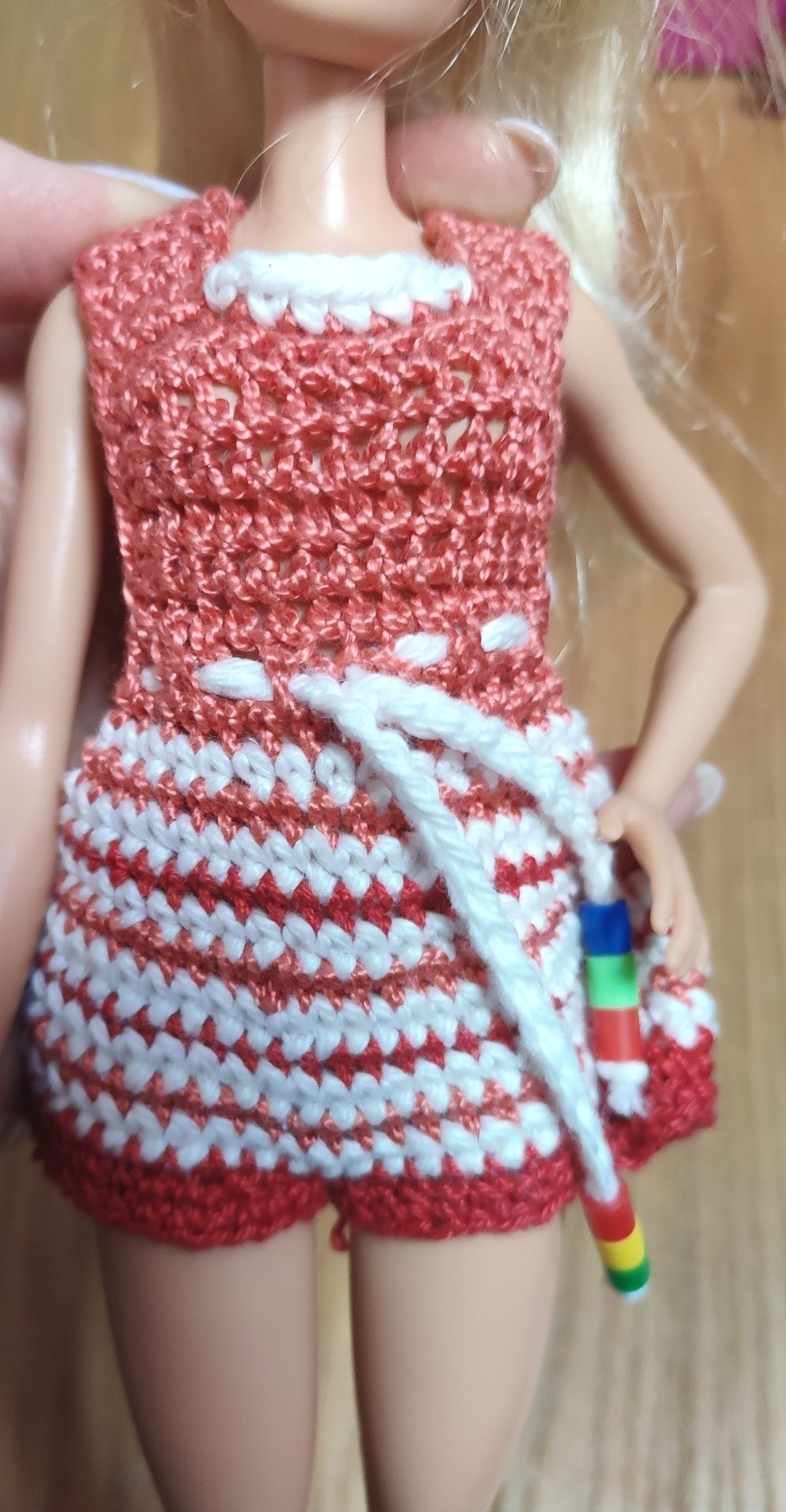 Ubranka dla Barbie szydełkowe na szydełku