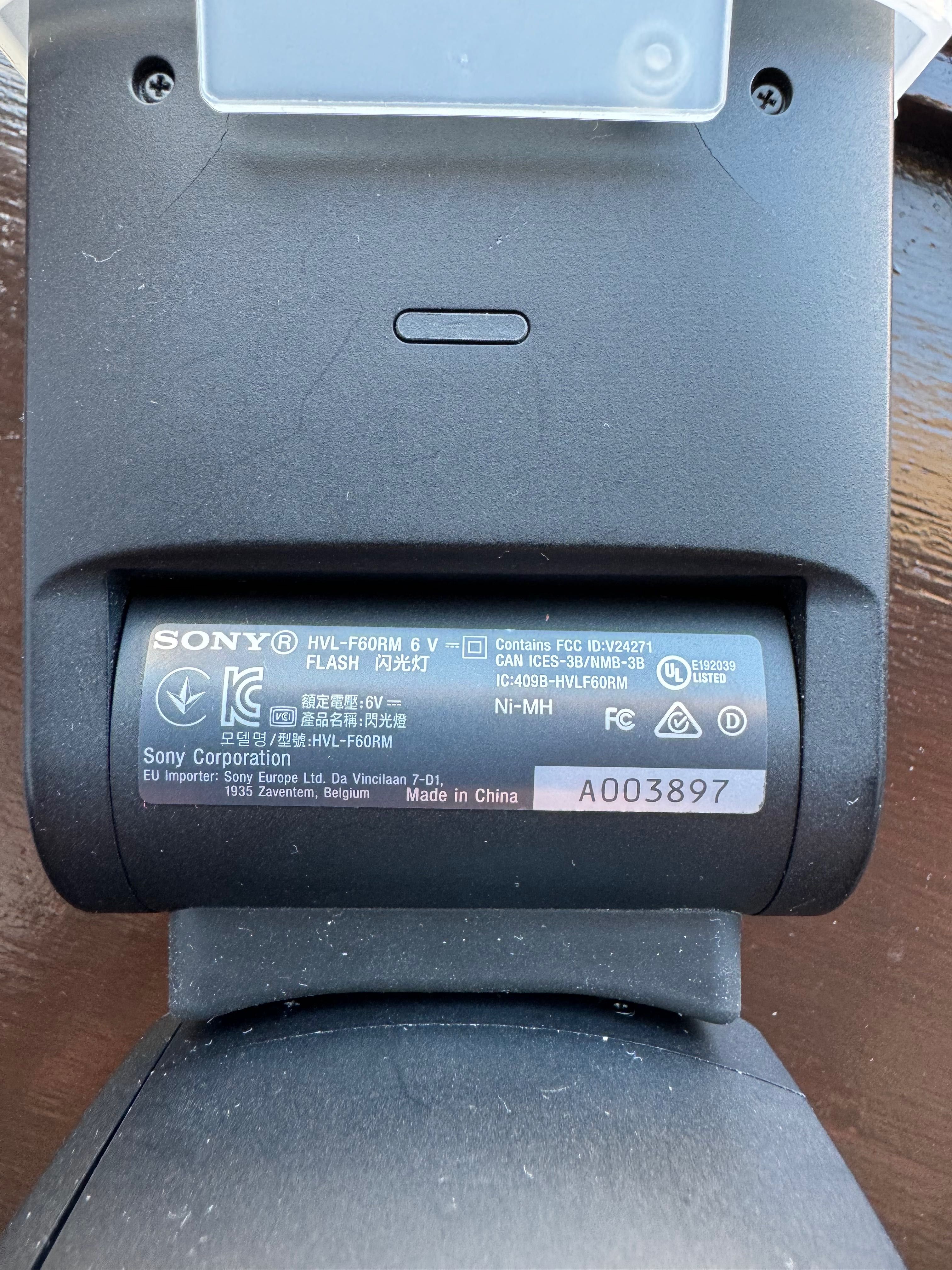 Flash Sony HVL-F60RM pouco uso