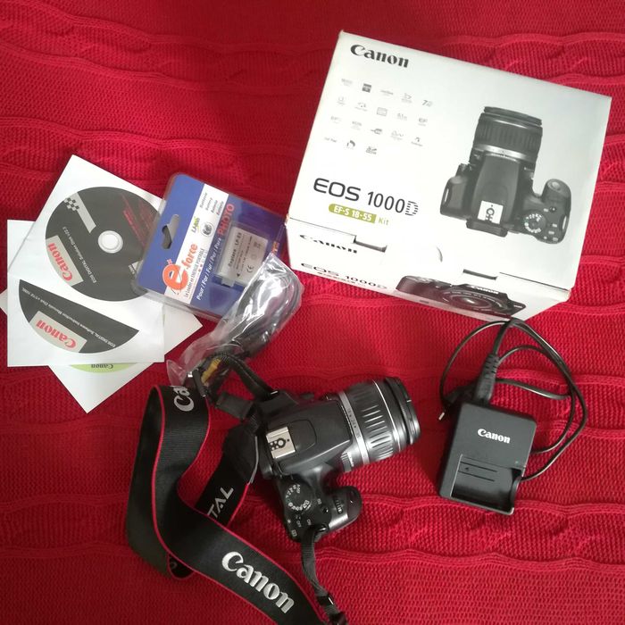 Câmera Canon EOS 1000D