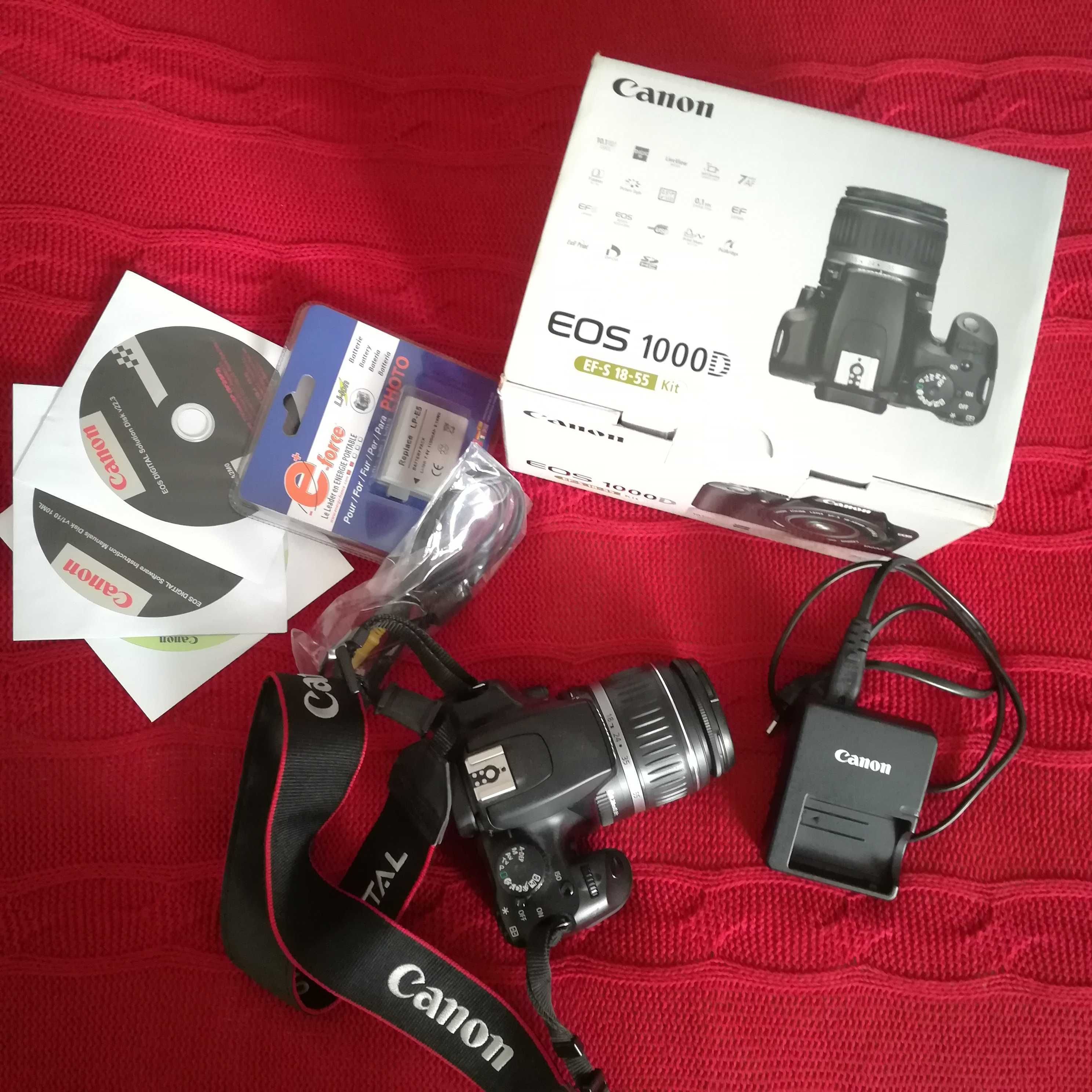 Câmera Canon EOS 1000D