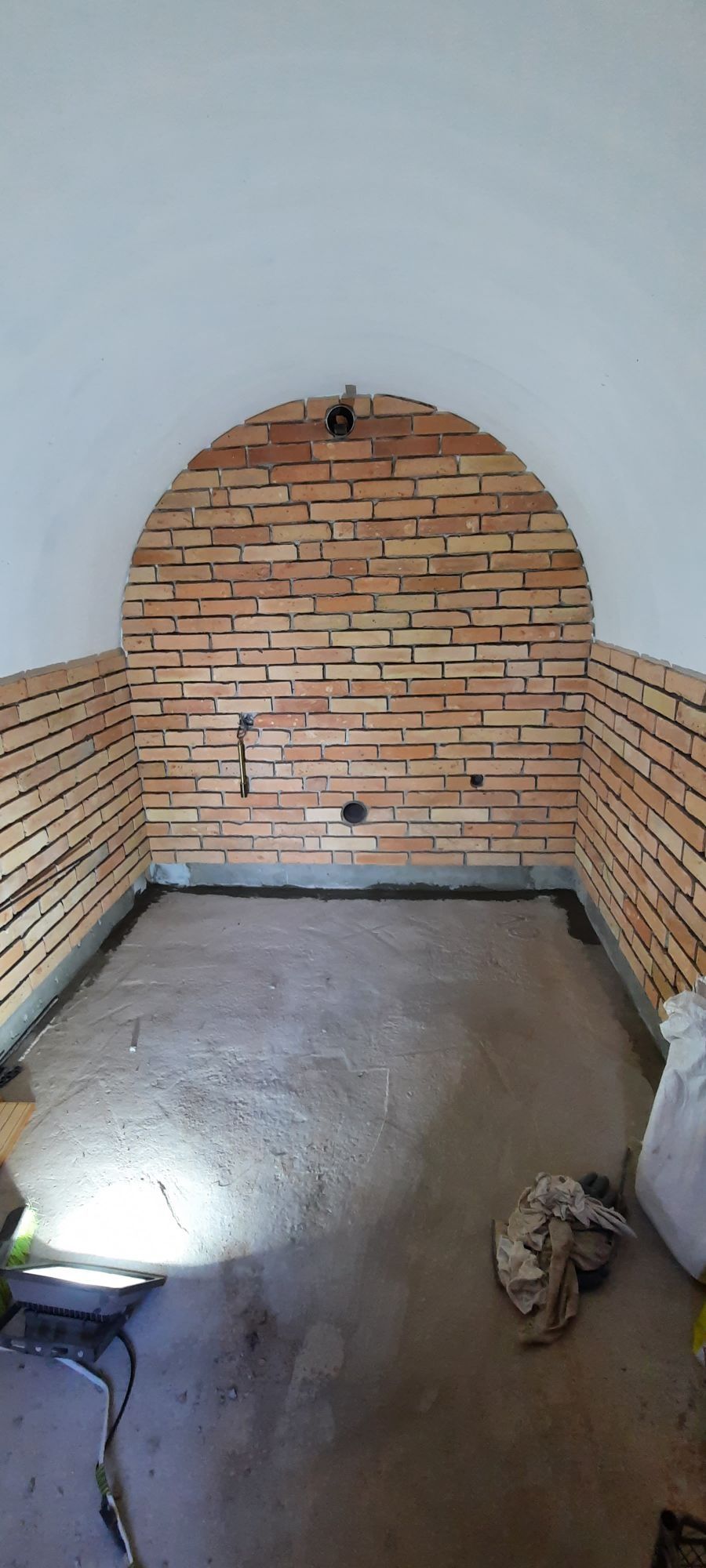 Piwniczka ogrodowa, ziemianka, piwnica- materiały na wykończenie