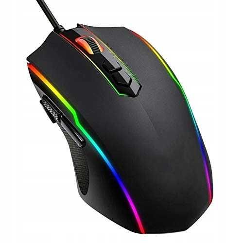 Wired Mouse T16 Mysz USB LED RGB 1000 Hz 7200 DPI dla graczy