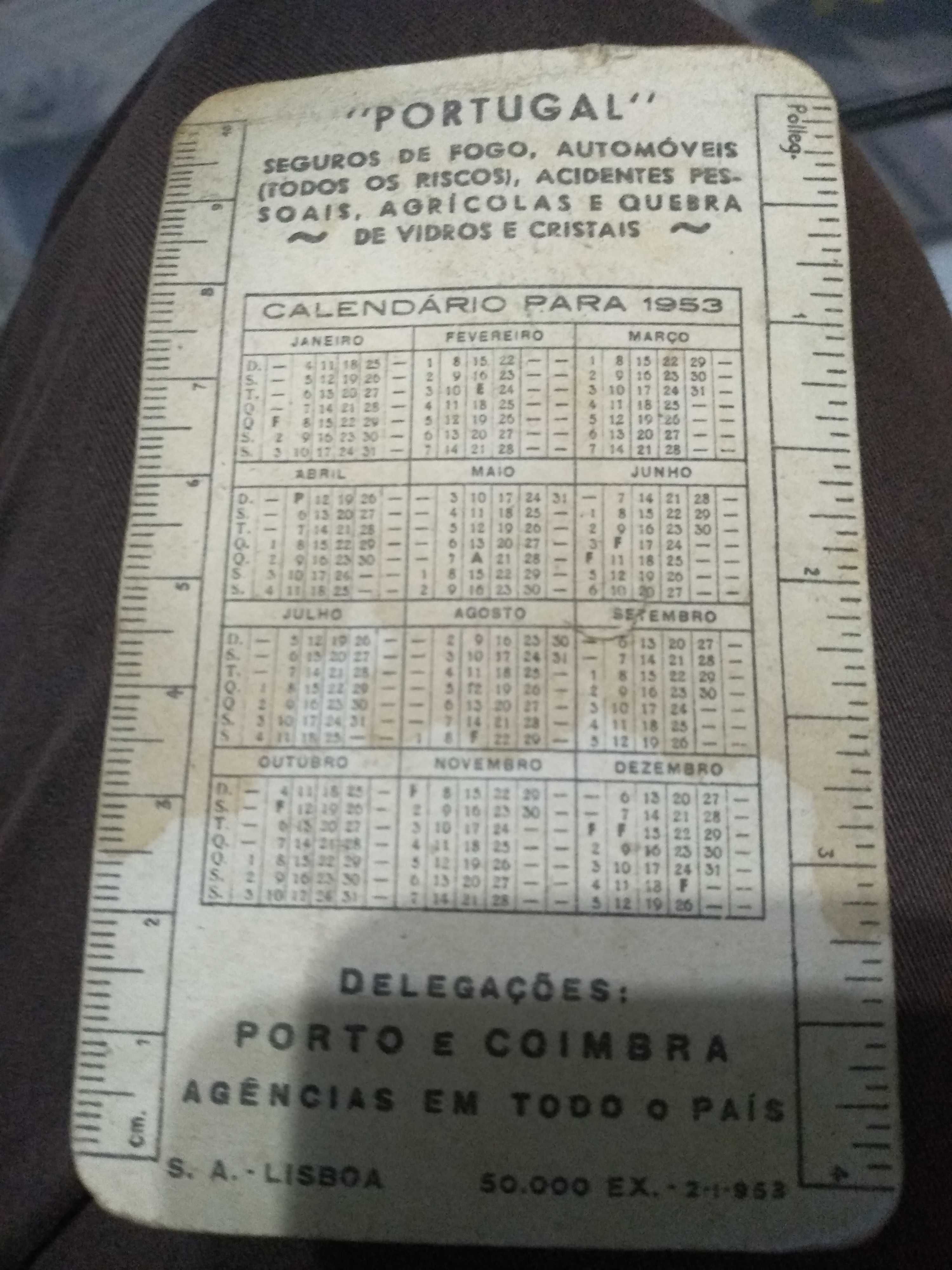 Calendário de 1953