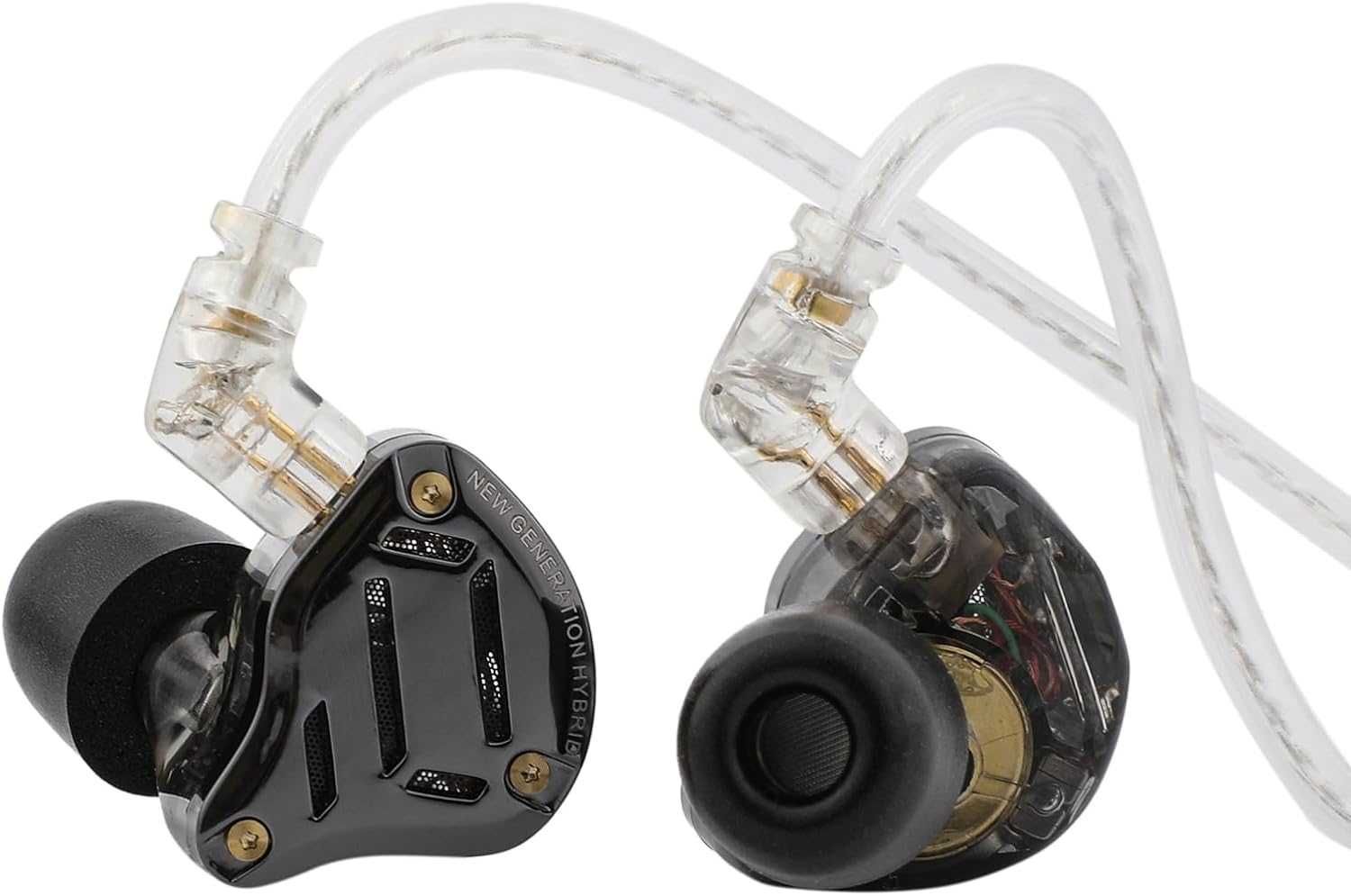 ⇒ KZ ZS10 Pro 2 (black, mic) - гибридные проводные наушники (1DD+4BA)