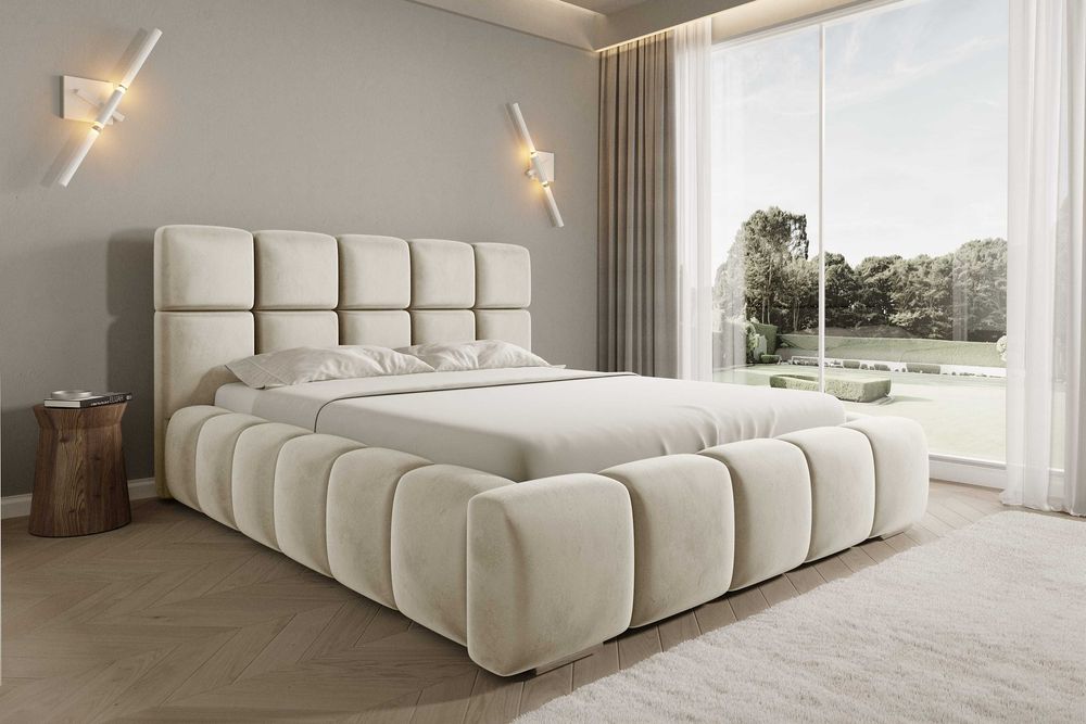 Nowoczesne Łóżko ASTI – Nowe, Wygodne, Gruba Pianka! - od Producenta