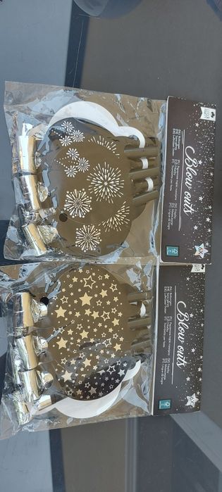 Trąbki urodzinowe 6sztuk