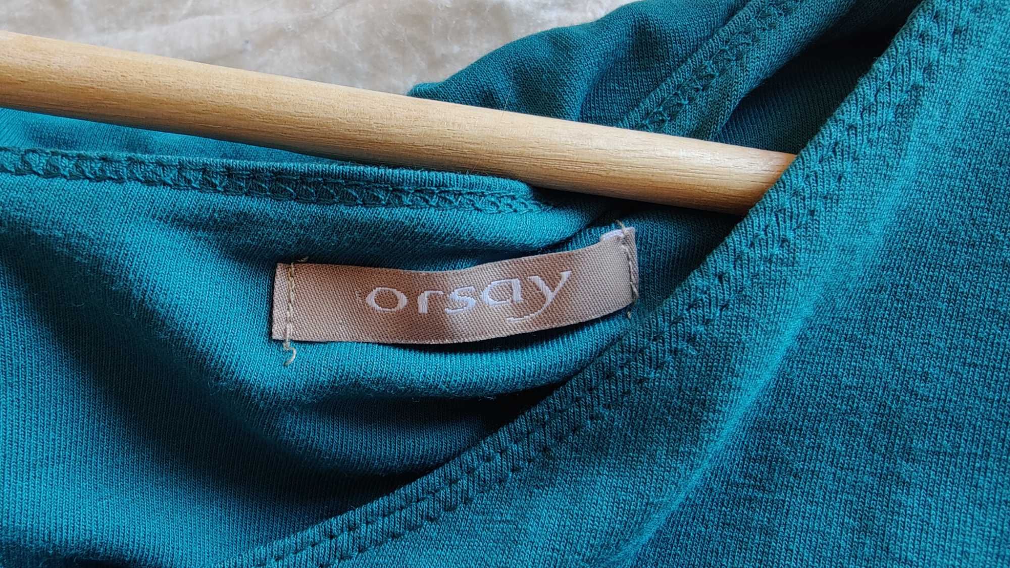 Sukienka koktajlowa turkusowa Orsay r. 38