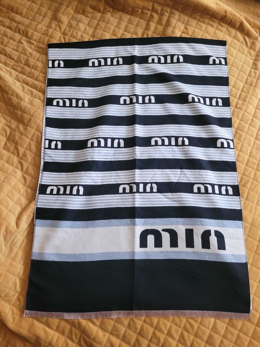 Szalik dwustronny zimowy kaszmirowy