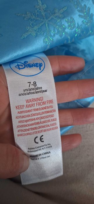 Elsa Frozen sukienka na bal, Kraina Lodu rozmiar 128