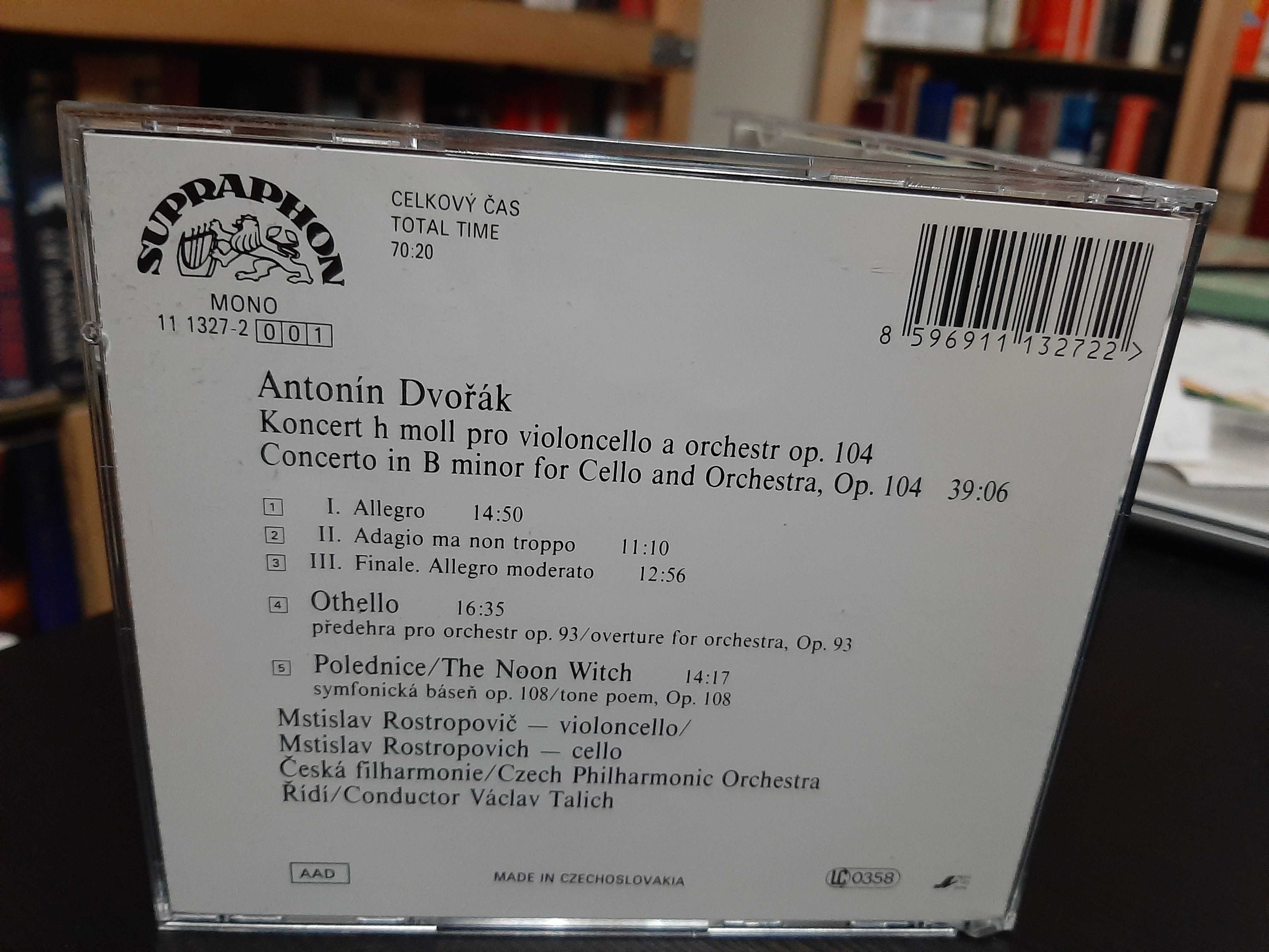 Dvorak - Cello Concerto Nº 2 - Mstislav Rostropovich, Václav Talich