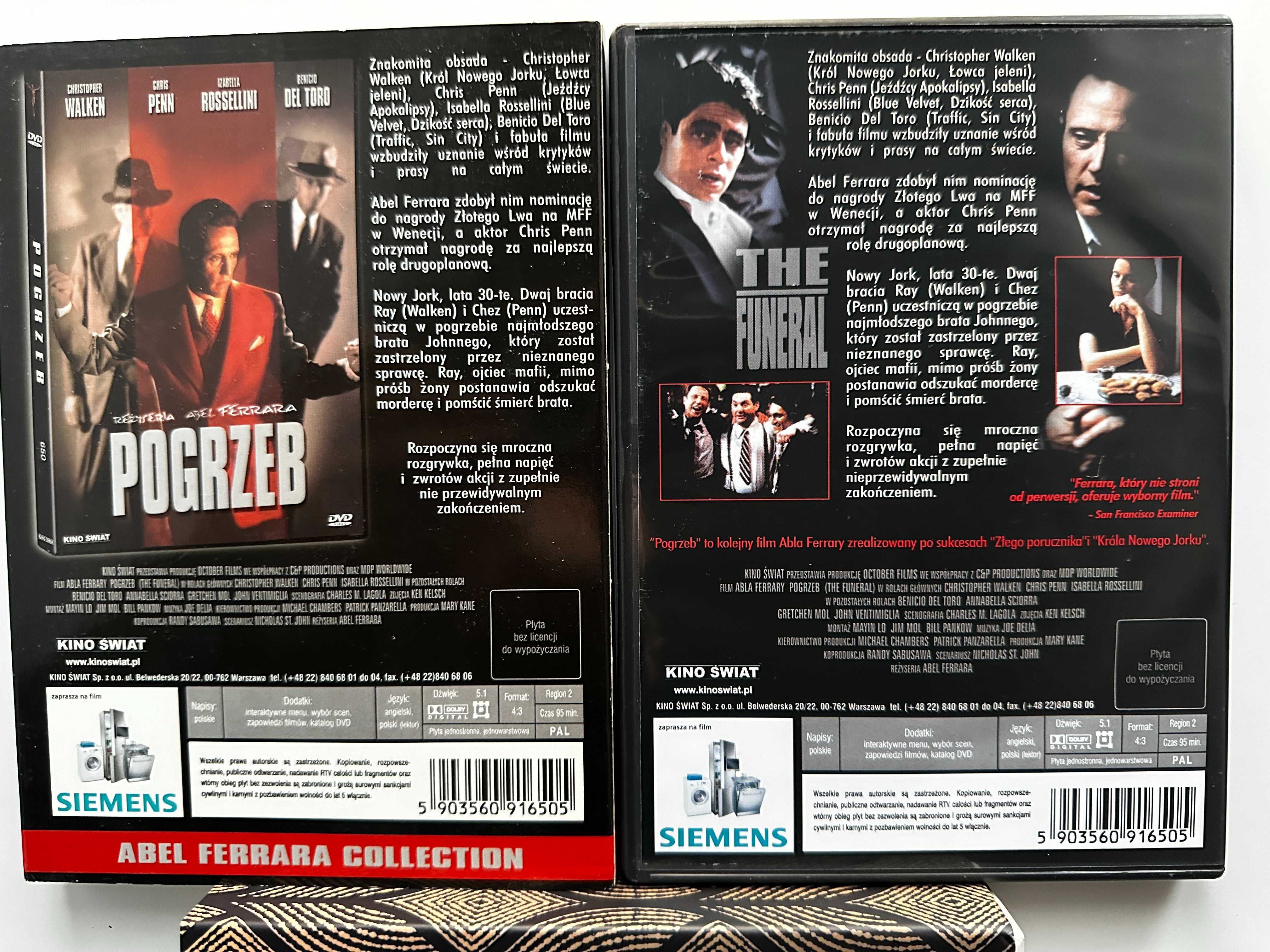 POGRZEB Film DVD z prywatnej domowej kolekcji