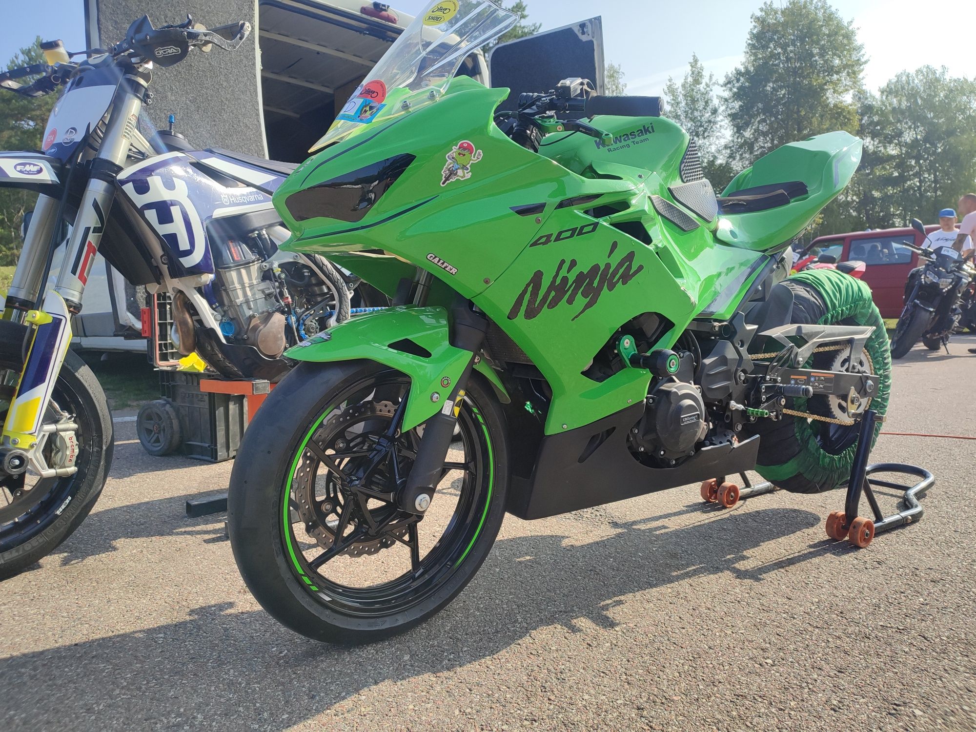 Kawasaki Ninja 400 torówka tor 2018