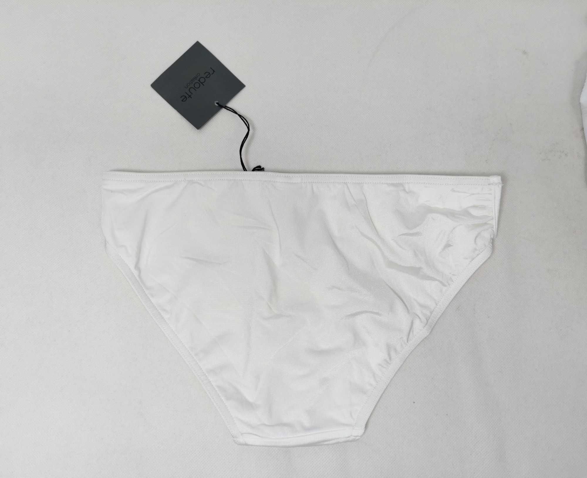 Majtki kąpielowe białe 34 dół od stroju bikini STD0201E LA REDOUTE