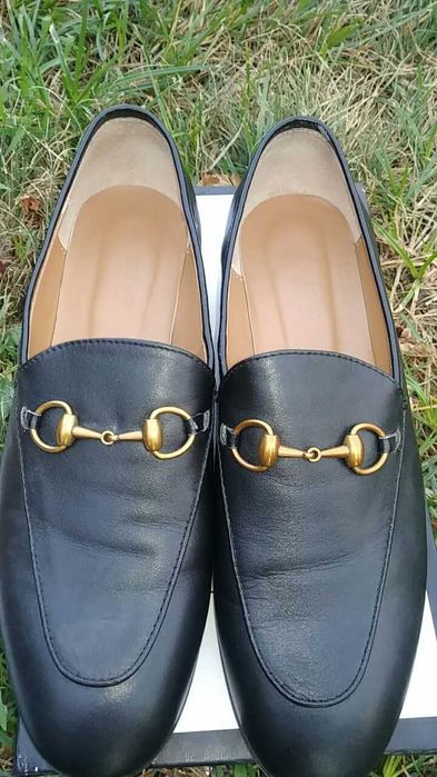 Gucci Betis Glamour Nero Jordaan Horsebit Mens Loafers