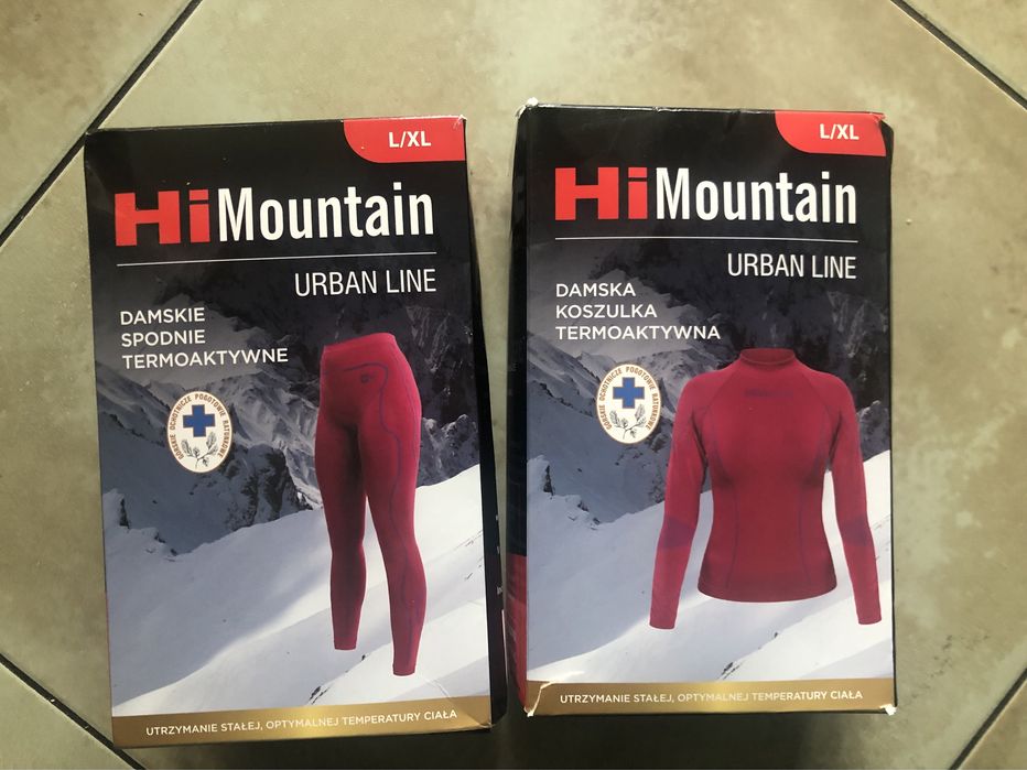 Komplet bielizny termoaktywnej koszulka spodnie termiczne  HiMountain