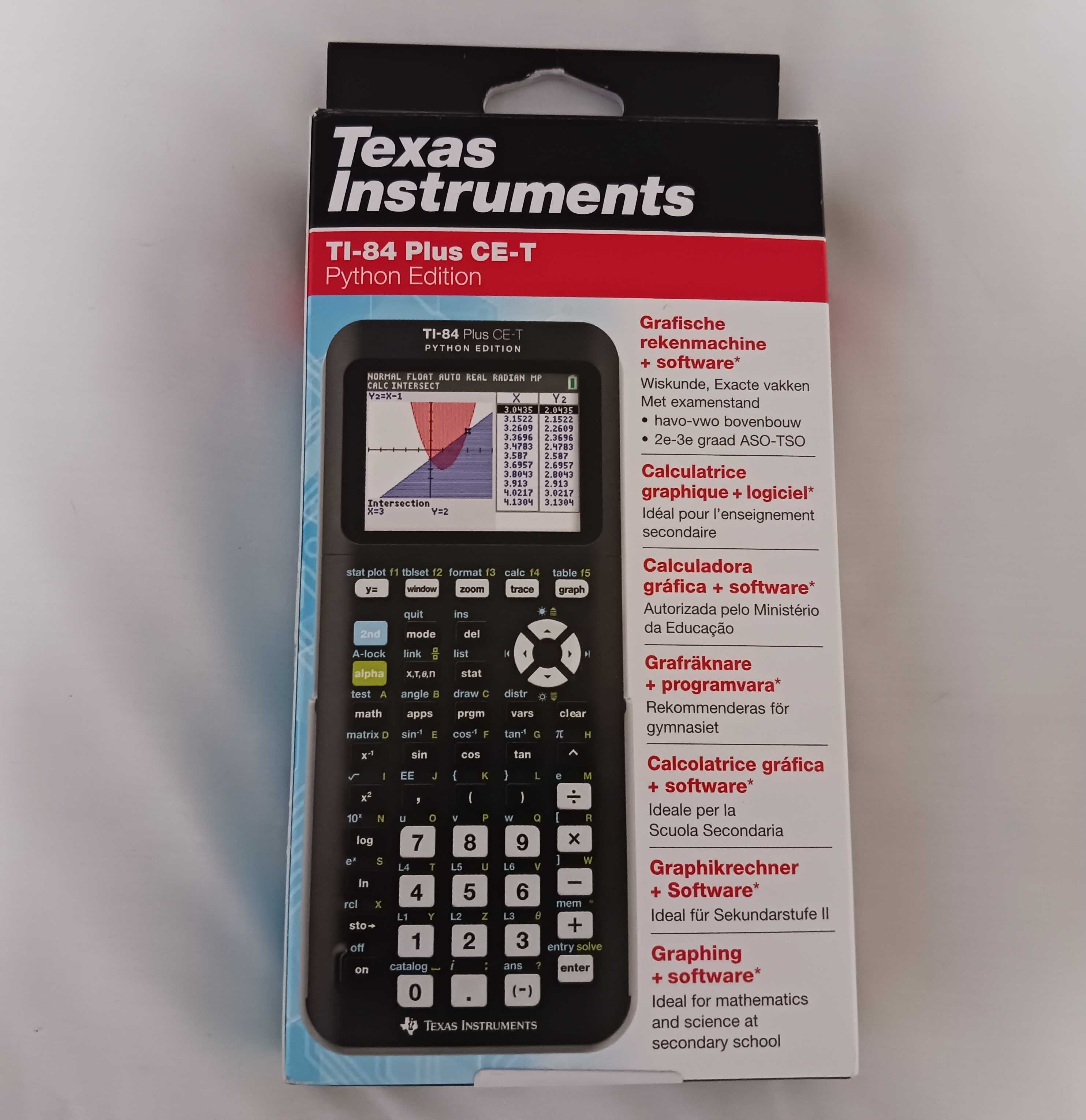 Calculadora Texas TI-84 Plus CE-T Python Edition (Garantia até 2028)