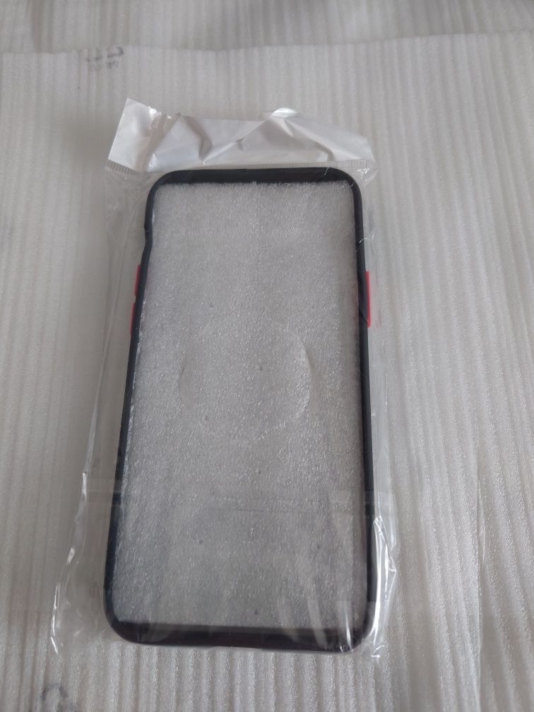 Etui do iPhone 12 półprzezroczyste ciemne Plecki Case Nowe