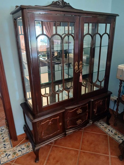 Cristaleira Queen Anne vintage