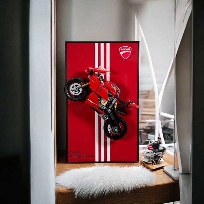 Арт Тримач Рамка для LEGO Technic Ducati Panigale V4 R 42107 Мотоцикл