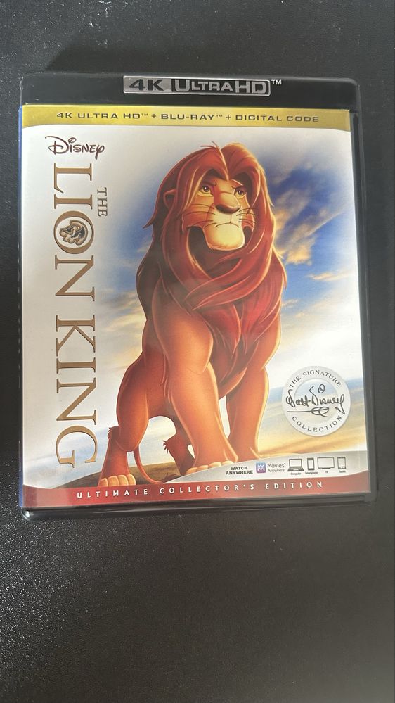 The Lion King Animated 4K Blu-ray
