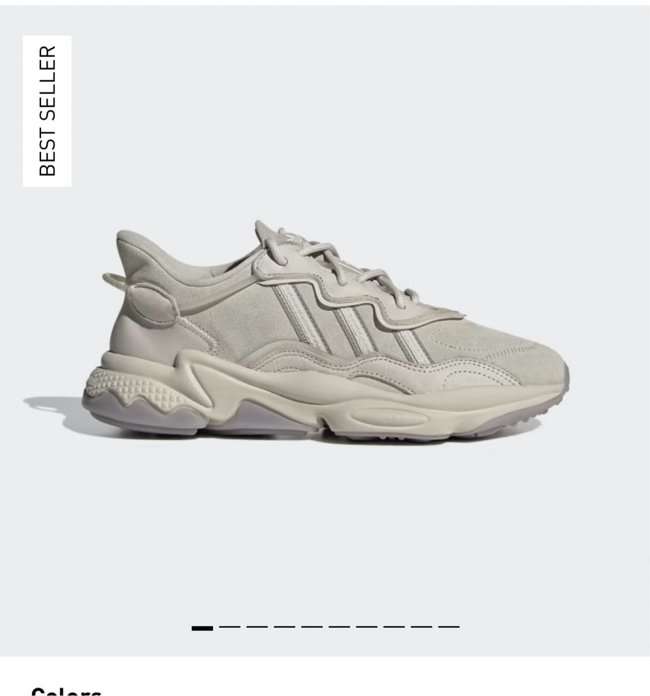 Замшевые кроссовки adidas Originals Ozweego