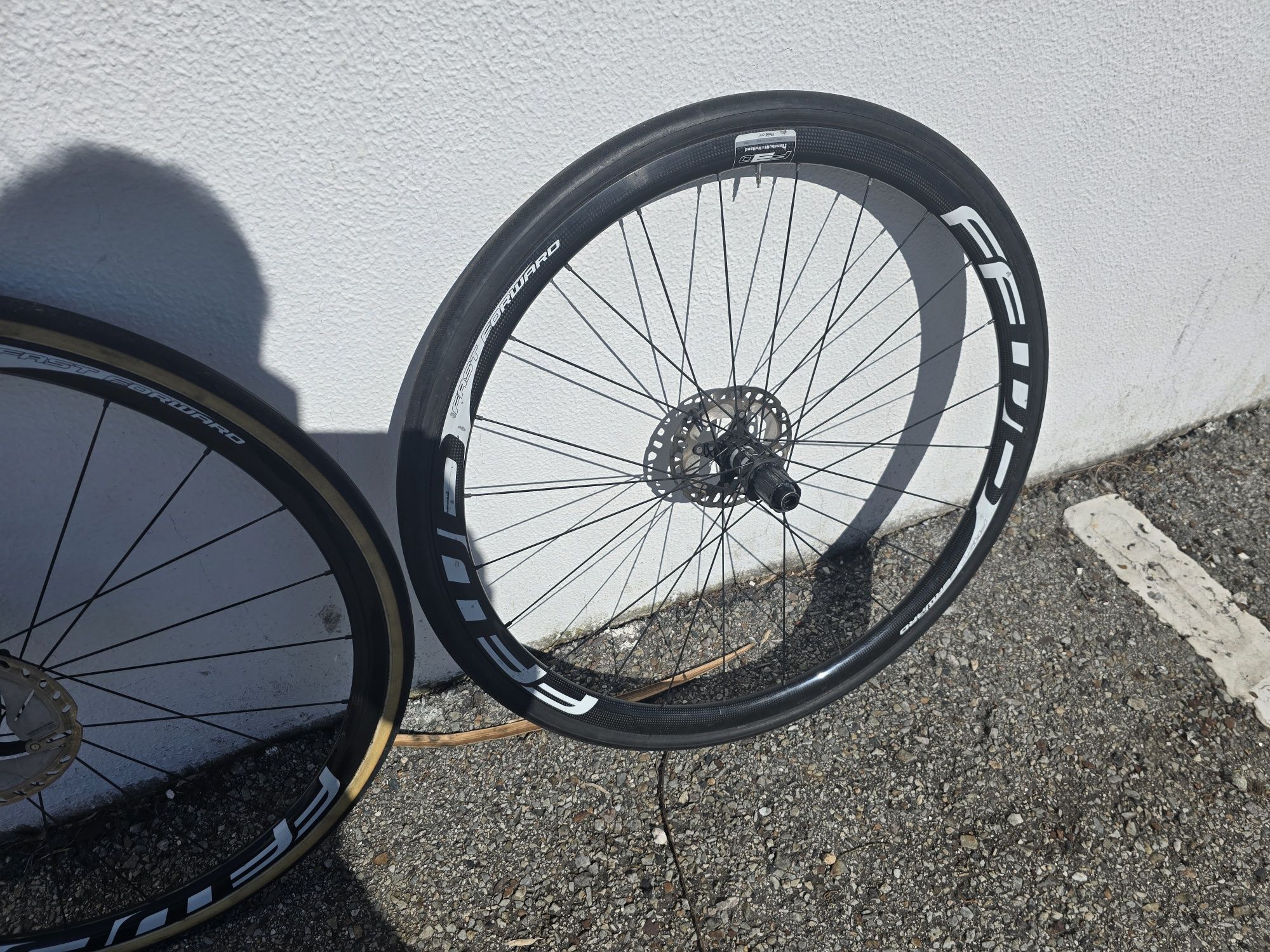 Rodas de carbono de disco tubular