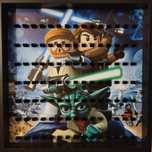 Ramka z motywem Star Wars na 98, 105 lub 112 figurek LEGO