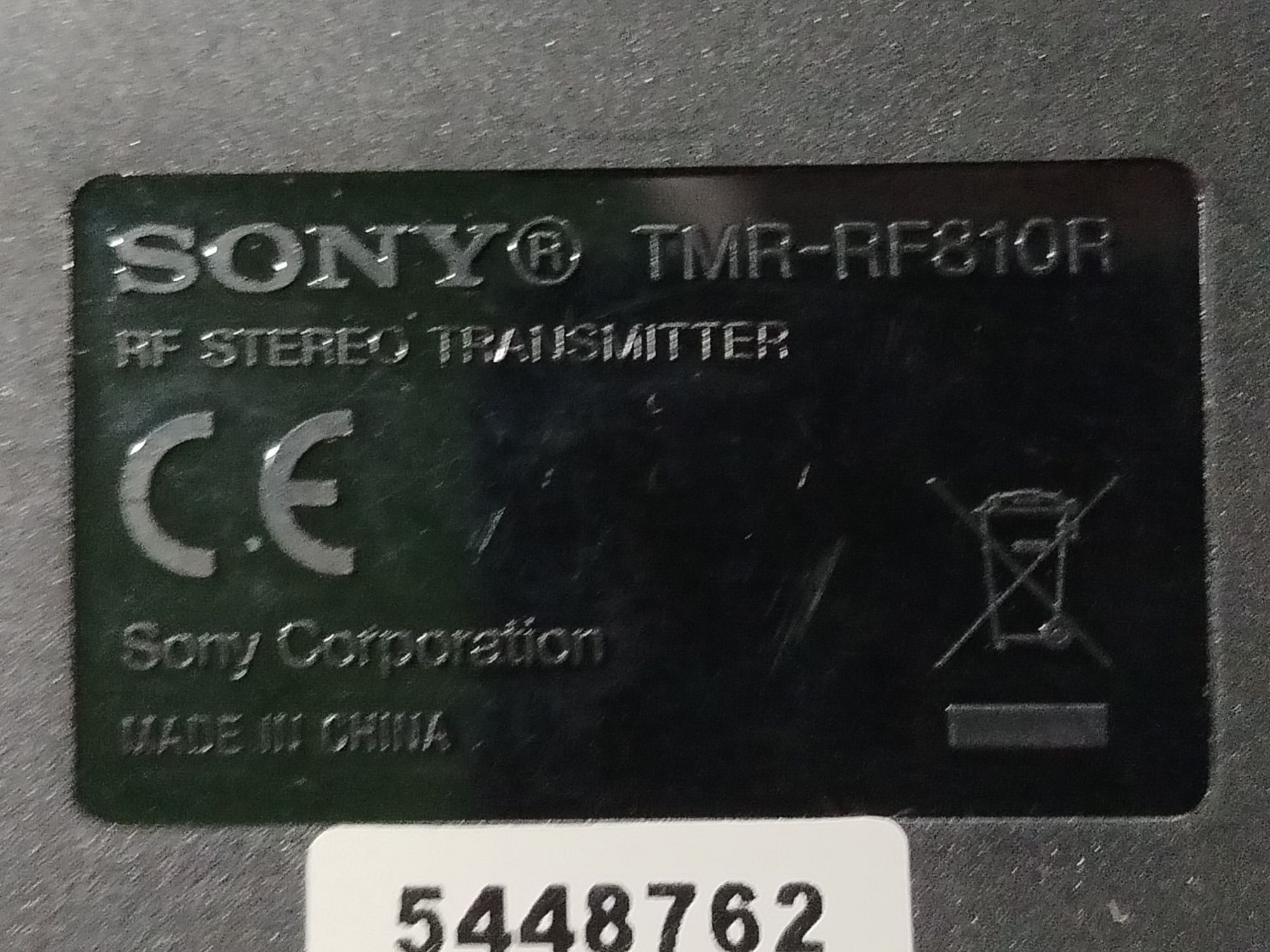 Słuchawki radiowe Sony TMR-RF810R