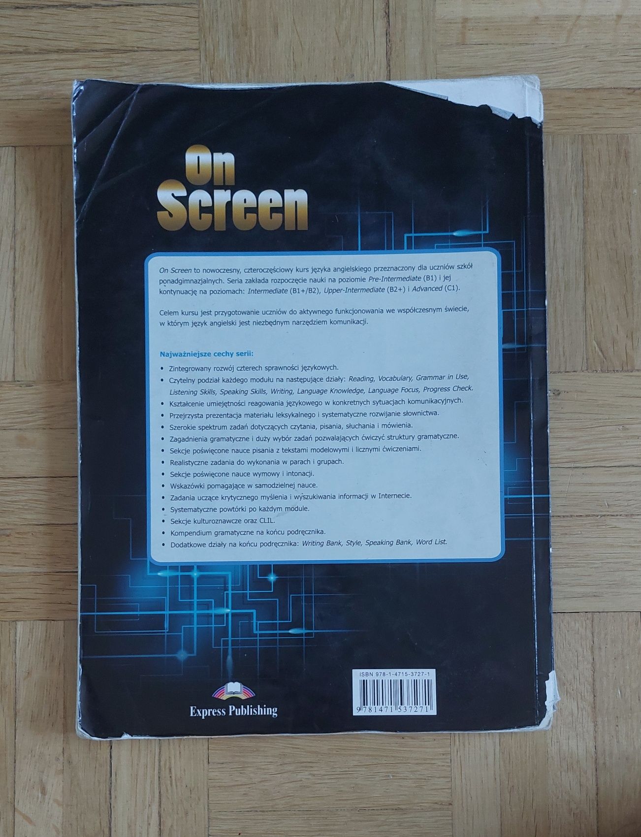 On screen intermediate B1/B2+