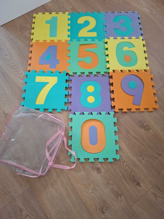 Tapete puzzle números