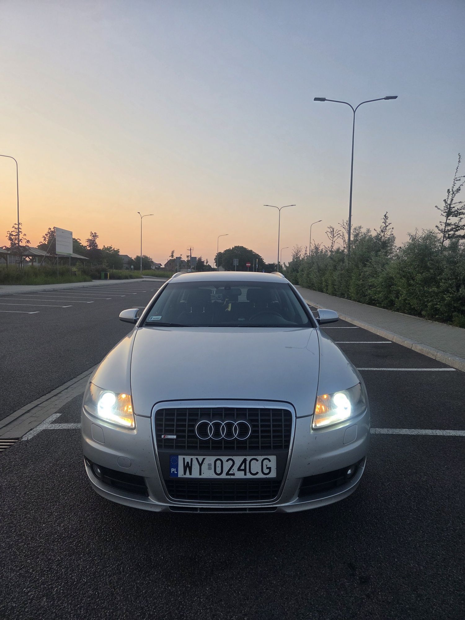Audi A6 C6 2.4 +lpg Quattro, S-line, Led, manual, hak , niski przebieg