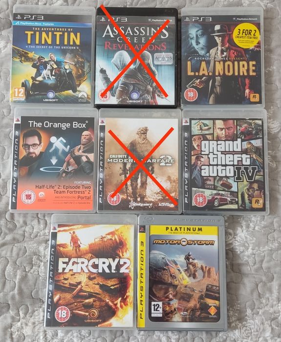 Gry na konsolę PS3 GTA, Farcry, Assassin's Creed itp.