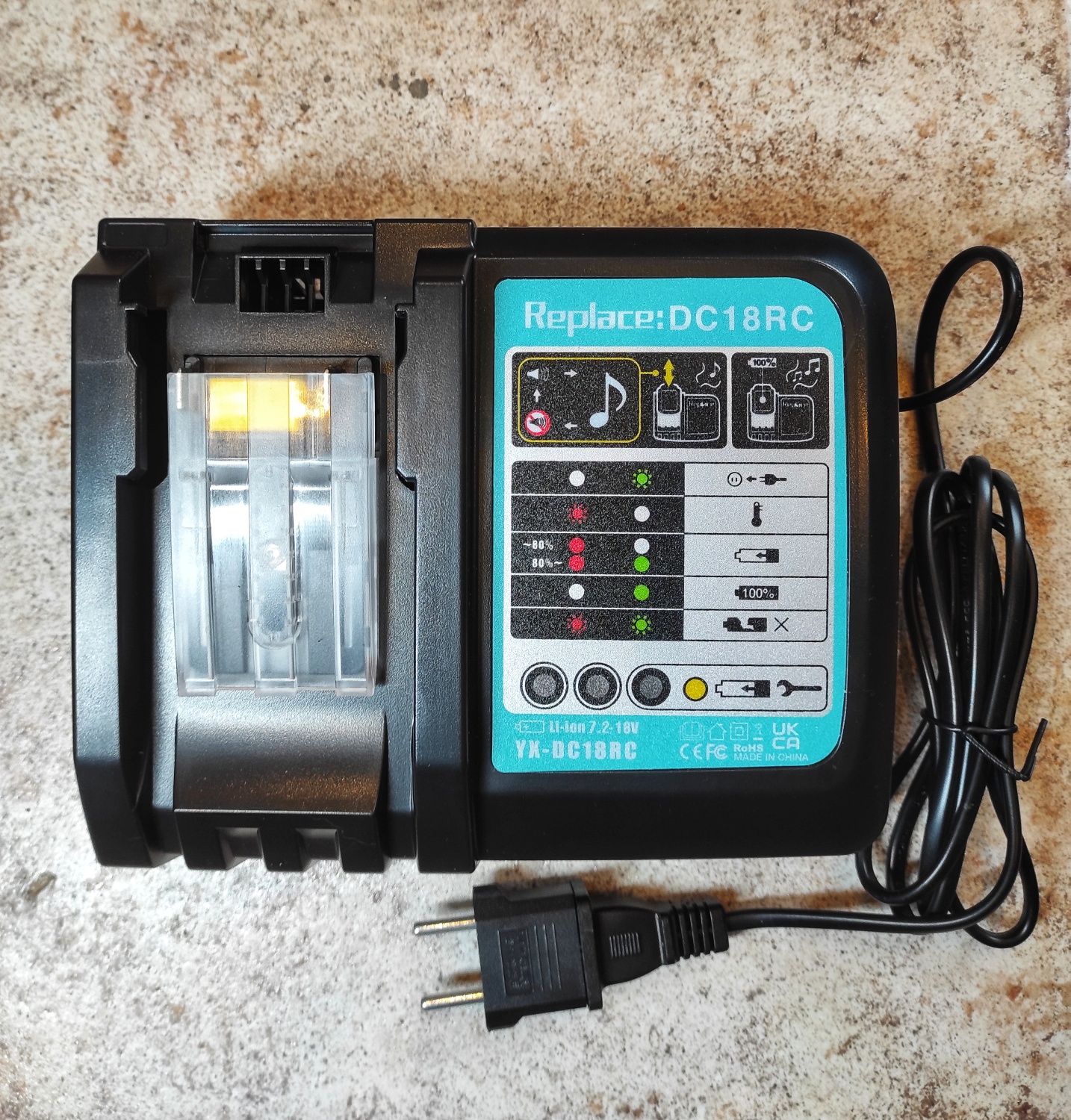 Зарядний пристрій для Makita DC18RC зарядка зарядное устройство