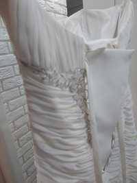 Suknia ślubna + bolerko koronkowe