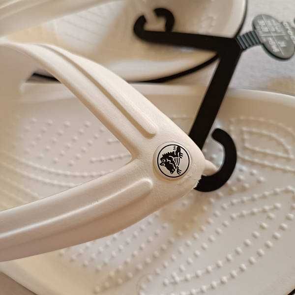 Crocs Unisex Crocband Flip вьетнамки белые женские крокс, оригинал.