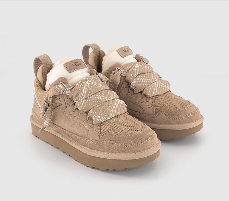 Оригінал UGG lowmel sneakers sand уггі кросівки пісочні бежеві