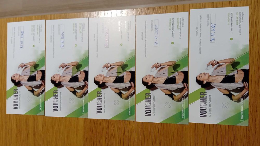 Vouchery na siłownię "jump planet gym" za 33% ceny.