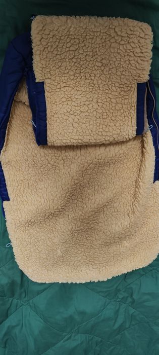 Конверт в коляску на овчині