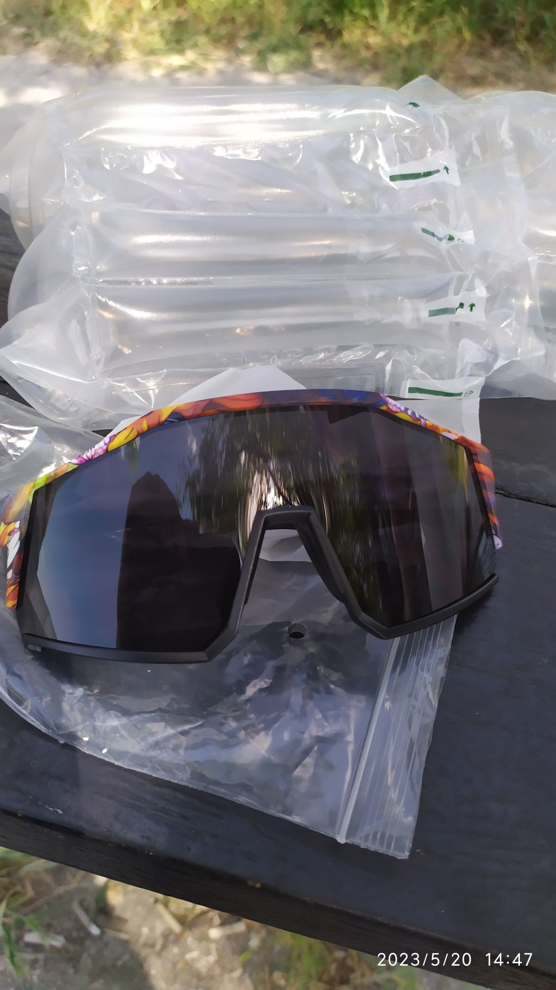 Велосипедные очки- маска Roidismtor UV- 400
