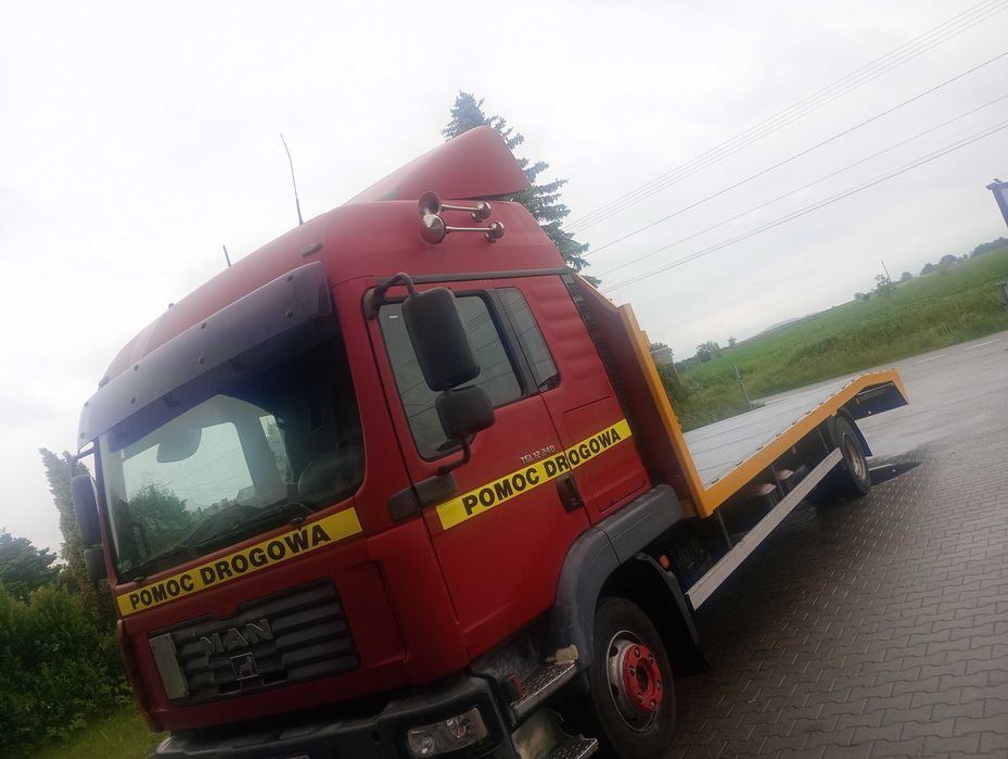 Man TGL 12.240 EURO 5 Laweta Autolaweta Pomoc Drogowa Najazd Ład 6600