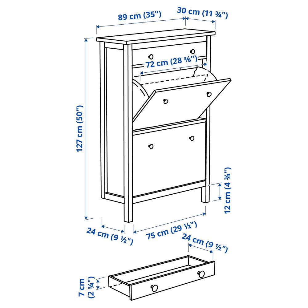 ikea Тумба для взуття HEMNES для обуви