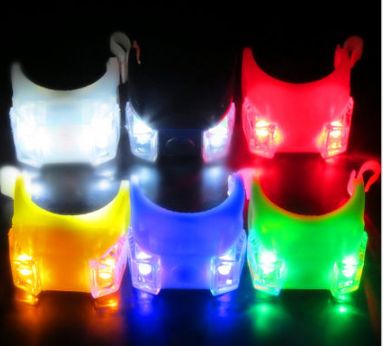 Вело габарит/мигалка жабка/лягушка 2 LED диода на 2032 маячек/стоп