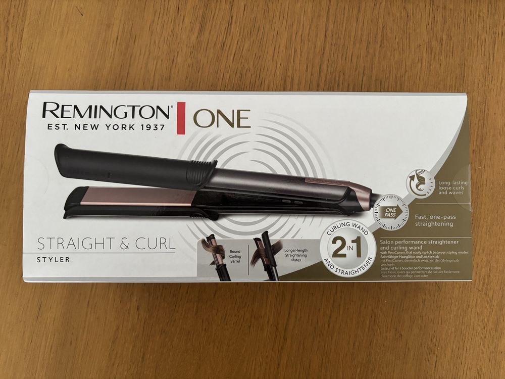 Prostownica Remington One, Straight and Curl S6077