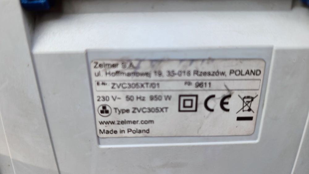 Odkurzacz Zelmer Odssey Jupiter  części zwijacz regulator