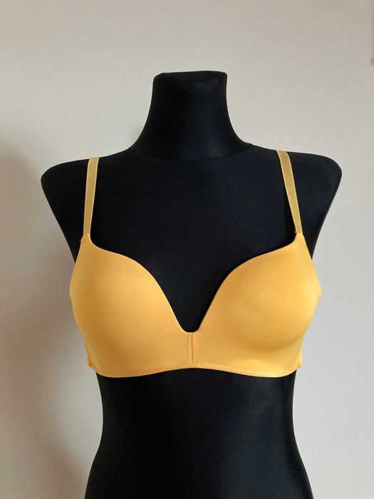 Biustonosz bezszwowy. Kolor ŻÓŁTY