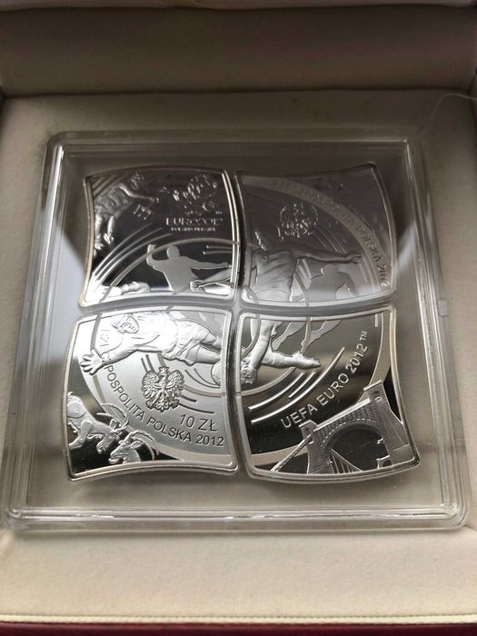 Mistrzostwa Europy w piłce nożnej Euro 2012  moneta 4x10 zł