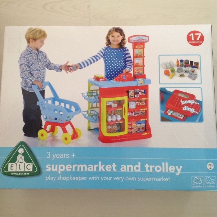 Развивающая игра большой супермаркет,тележка от Mothercare ElС .
